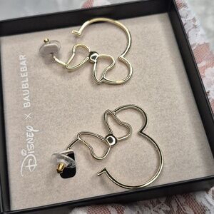 Disney x BaubleBar Gold Earrings
